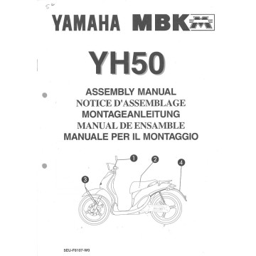 YAMAHA YH 50 1998 assemblage