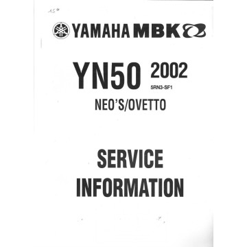 YAMAHA  YN 50  2002