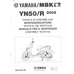 YAMAHA YN 50 / Z 2002 ( assemblage 10 / 01) type 5RN