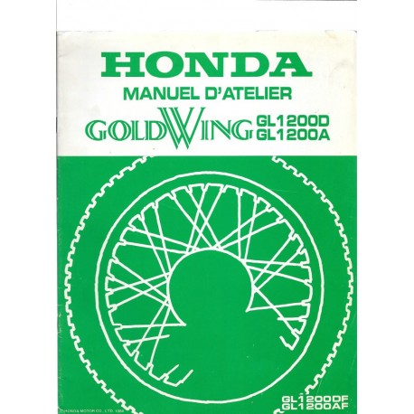 HONDA GL 1200 DF / DA (Additif novembre 1984)