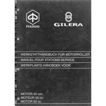 PIAGGIO GILERA moteur 50 cc automatique( manuel atelier 02 / 1997)