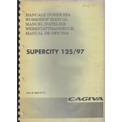 CAGIVA SUPERCITY 125 cc / 1997 ( manuel atelier 10 / 1997)