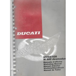 DUCATI MONSTER M 900  / 1993 ( manuel atelier 07 / 1993)