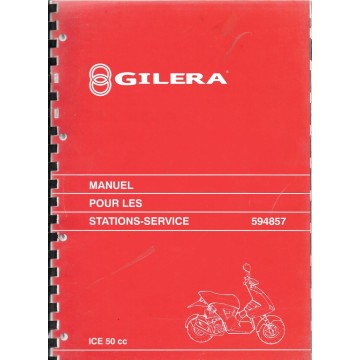 GILERA ICE 50 cc (manuel atelier  06 / 2001)