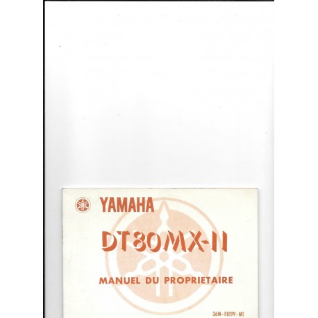 YAMAHA DT80 MX-II (type 36M 1984)