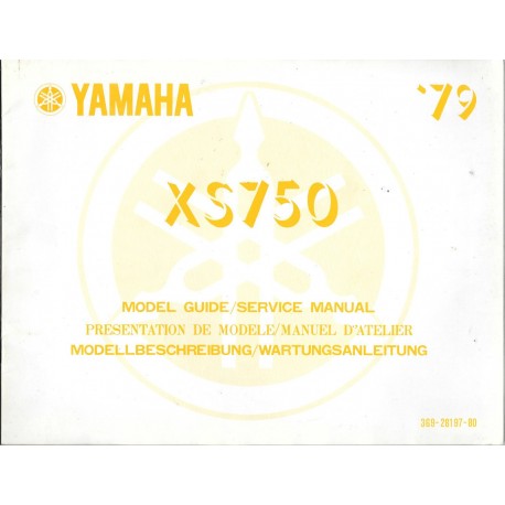 YAMAHA XS 750 de 1979
