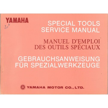 Manuel emploi outils spéciaux YAMAHA (10 / 1973)