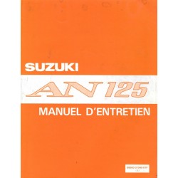 Manuel atelier SUZUKI AN 125 S de 1995