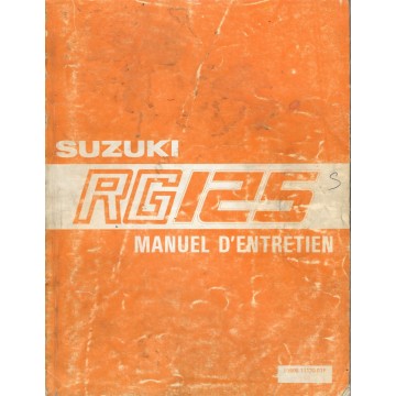 Manuel atelier SUZUKI RG 125 de 1986