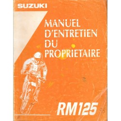 Manuel atelier SUZUKI RM 125 1995