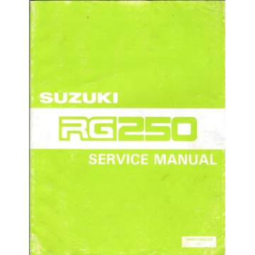 Manuel atelier SUZUKI  RG250  (10/1985) en anglais