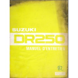 Manuel atelier SUZUKI  DR 250  (06/1982) 