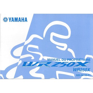 YAMAHA WR 250 X (type 32D modèle 2008)