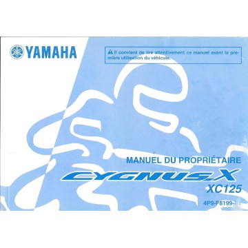 YAMAHA CYGNUS.X XC 125 (type 4P9 modèle 2011)