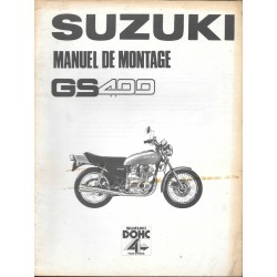 SUZUKI GS 400 DOHC  1977 (manuel assemblage 10 / 1976)