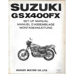 SUZUKI GSX 400 FX  1981 (manuel assemblage 05 / 1981)