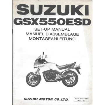 SUZUKI GSX 550 ESD de 1984  (manuel assemblage 01 / 1984)