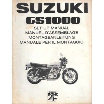 SUZUKI GS 1000 de 1978  (manuel assemblage 02 / 1978)