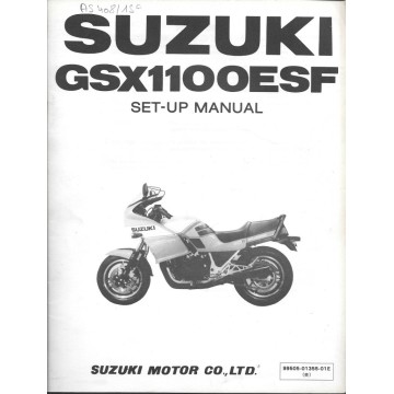 SUZUKI GSX 1100 ESF de 1985  (manuel assemblage 11 / 1984)