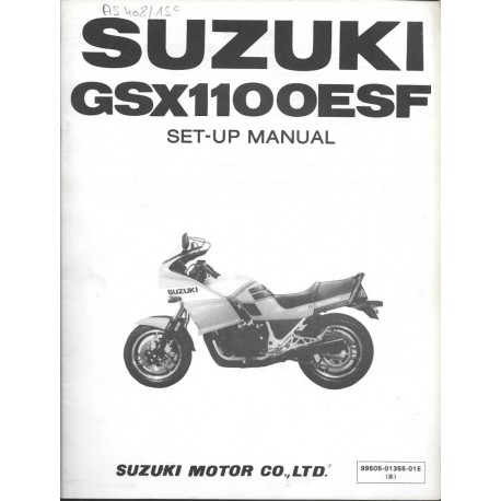 SUZUKI GSX 1100 ESF de 1985  (manuel assemblage 11 / 1984)