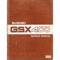 Manuel atelier  SUZUKI  GSX 400 1981