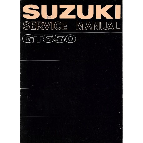 Manuel atelier  SUZUKI GT 550 modèle 1972