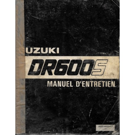 Manuel atelier SUZUKI DR 600  SF de 1985