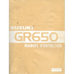 Manuel atelier additif SUZUKI  GR 650 / GR 650 X  de 1983