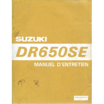 Manuel atelier SUZUKI  DR 650 SET de 1996