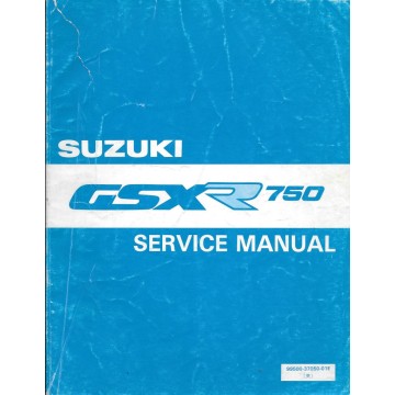 Manuel atelier SUZUKI GSX-R 750 J (02 / 88) 