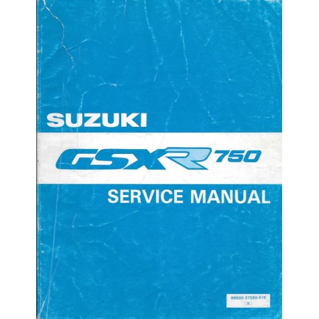 Manuel atelier SUZUKI GSX-R 750 J (02 / 88) 