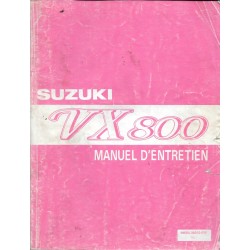 Manuel atelier  SUZUKI VX 800 modèle 1990