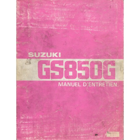 Manuel atelier SUZUKI GS  850 G