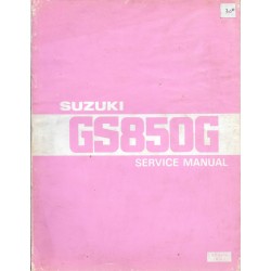 Manuel atelier SUZUKI GS  850 G en anglais