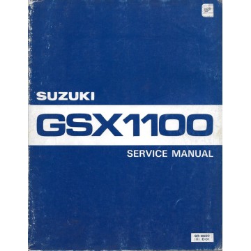 Manuel atelier SUZUKI GSX 1100 de 1980 anglais