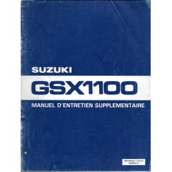 Manuel atelier SUZUKI GSX 1100 X de 1981