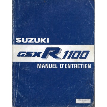 Manuel atelier SUZUKI GSX-R  1100 de 1986
