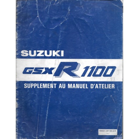 Manuel atelier additif SUZUKI GSX-R  1100 J de 1988