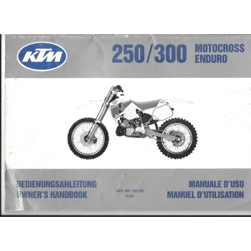 KTM 250-300 Motocross-Enduro 1990
