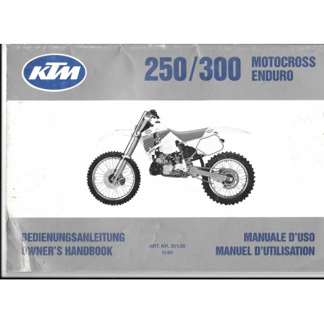 KTM 250-300 Motocross-Enduro 1990