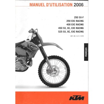 KTM 250 / 400 / 450 / 525 de 2006