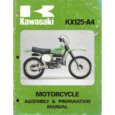 Manuel assemblage  KAWASAKI  KX 125-A4