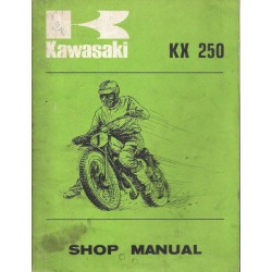 Manuel atelier  KAWASAKI  KX 250 de 1974
