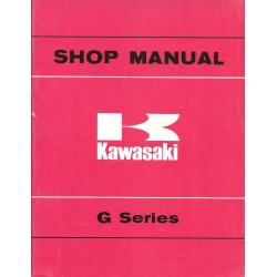 Manuel atelier  KAWASAKI  G5 / G7S / G7T de 1974 / 1975