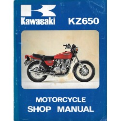 Manuel atelier  KAWASAKI  KZ 650  de 1976