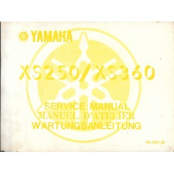 Manuel ateleir YAMAHA XS 250 / 360 (01 / 1977)
