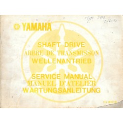 Manuel atelier spécifique YAMAHA XS 750 type 1T5