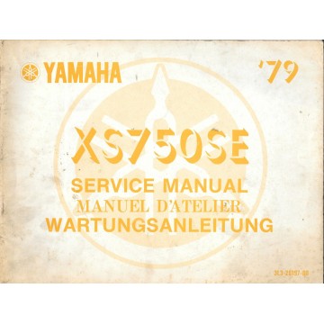 Manuel atelier  YAMAHA XS 750 type 3L3
