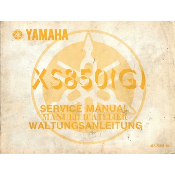 Manuel atelier YAMAHA  XS 850 G type 4E2  (02 / 1980)
