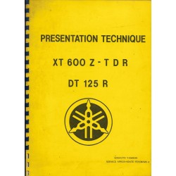 Bulletin technique YAMAHA  XT 600 Z/ TDR 240 / DT 125 R 1988